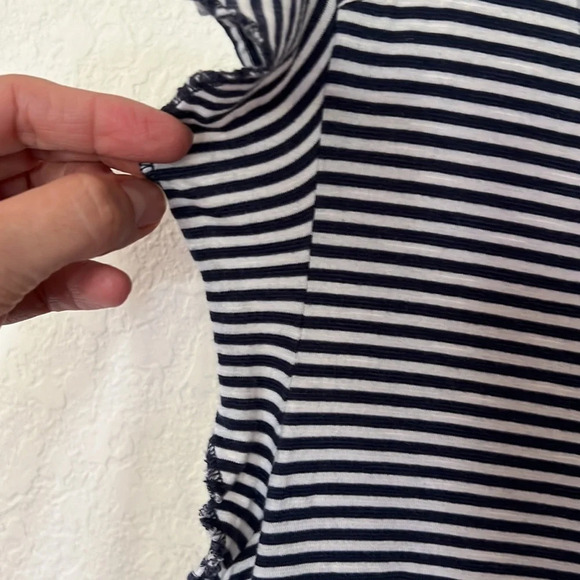 Toad&Co Black and White Striped Mini Dress - Picture 5 of 8